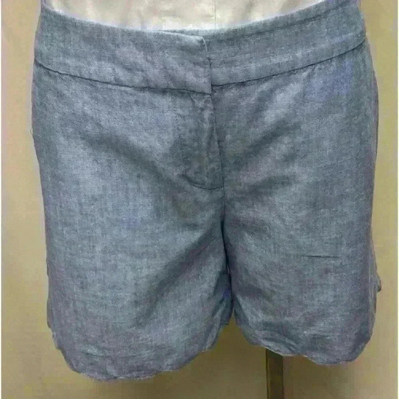 Talbots Pants - Talbot’s Chambray  5" Scalloped Hem Size 4